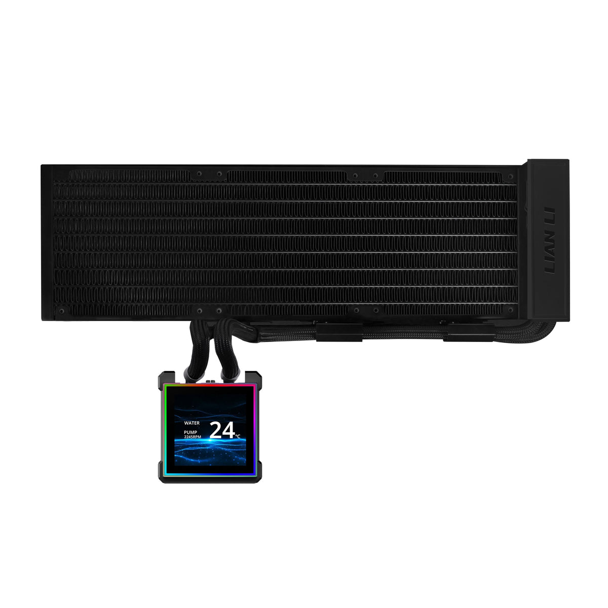 K Lian Li Hydroshift Ii Lcd-S 360n Schwarz Aio-Wasserkühlung