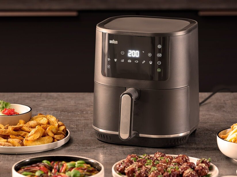 EAN 8021098004161 - Braun MultiFry 3 Sencillo 4,3 L Independiente 1500 W Freidora de aire caliente Negro imagen 7