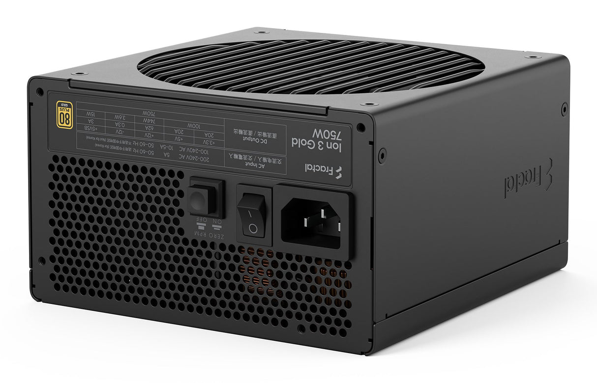 EAN 7340172710257 - Fractal Design Ion 3 Gold 750W unidad de fuente de alimentación 24-pin ATX ATX Negro imagen 13