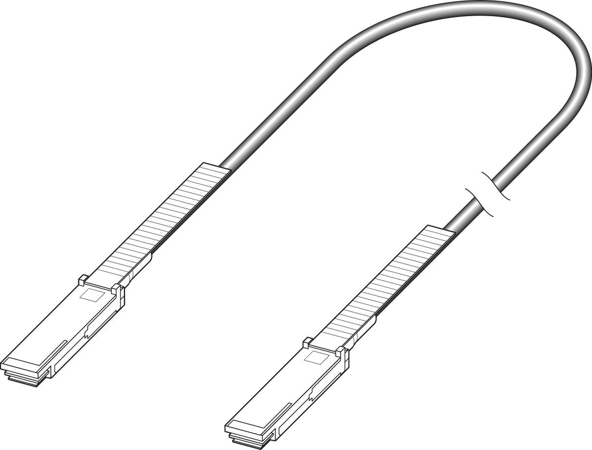 EAN 0644728103119 - Extreme networks 0.5m QSFP+ Cable de fibra óptica e InfiniBand 0,5 m QSFP+ Negro imagen 1