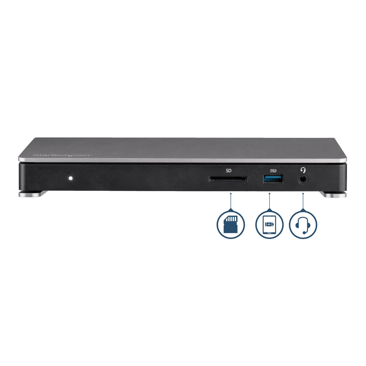 EAN 0065030870726 - StarTech.com TB3DOCK2DPPU base para portátil y replicador de puertos Alámbrico USB 3.2 Gen 1 (3.1 Gen 1) imagen 3