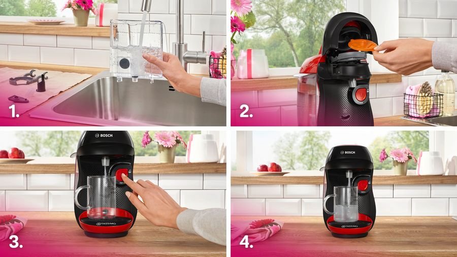 EAN 4242005463800 - Bosch Tassimo Happy TAS103E cafetera eléctrica Totalmente automática Macchina per caffè a capsule 0,7 L imagen 7