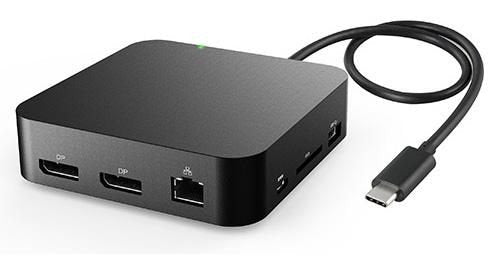 Gearlab Glb232003 Base Para Portátil Y Replicador De Puertos Alámbrico Usb 2.0 Type-C Negro