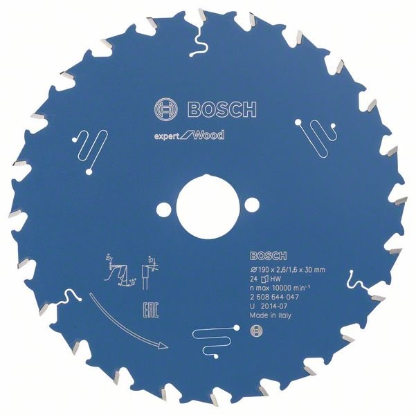 Bosch Circ. Hoja De Sierra Ex Wo H 190x30-24