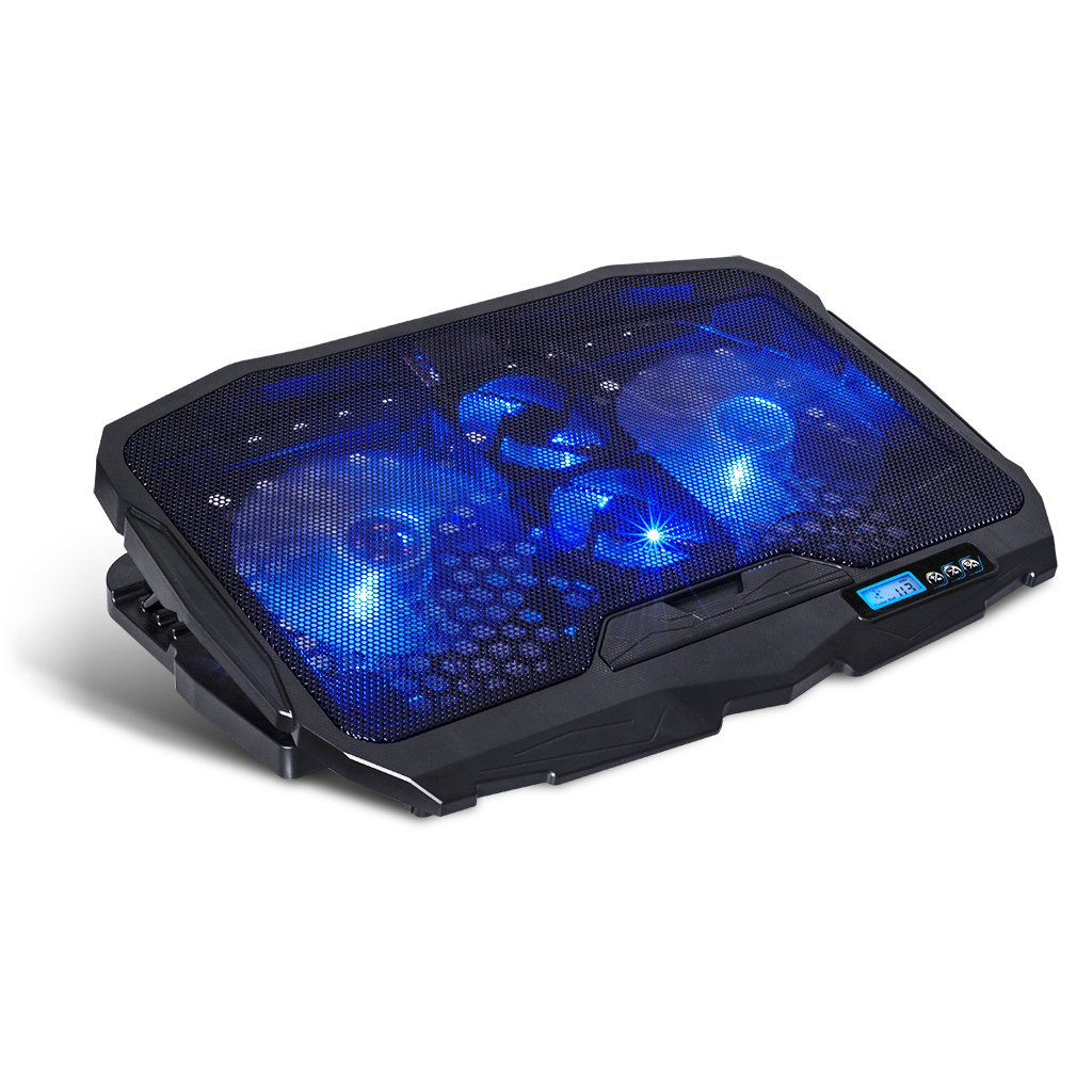 Spirit Of Gamer Soporte Refrigerador Airblade 600 Blue Para Portatiles Hasta 17.3\1 Ventiladores 2x12cm 2x7cm Iluminacion Led 2xusb