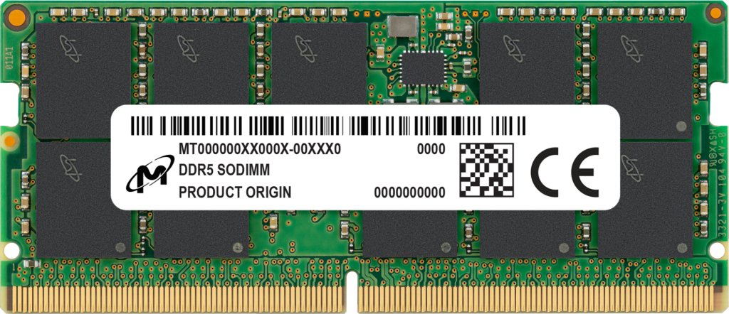 Micron Ddr5 Ecc Sodimm 32gb 2rx8 4800