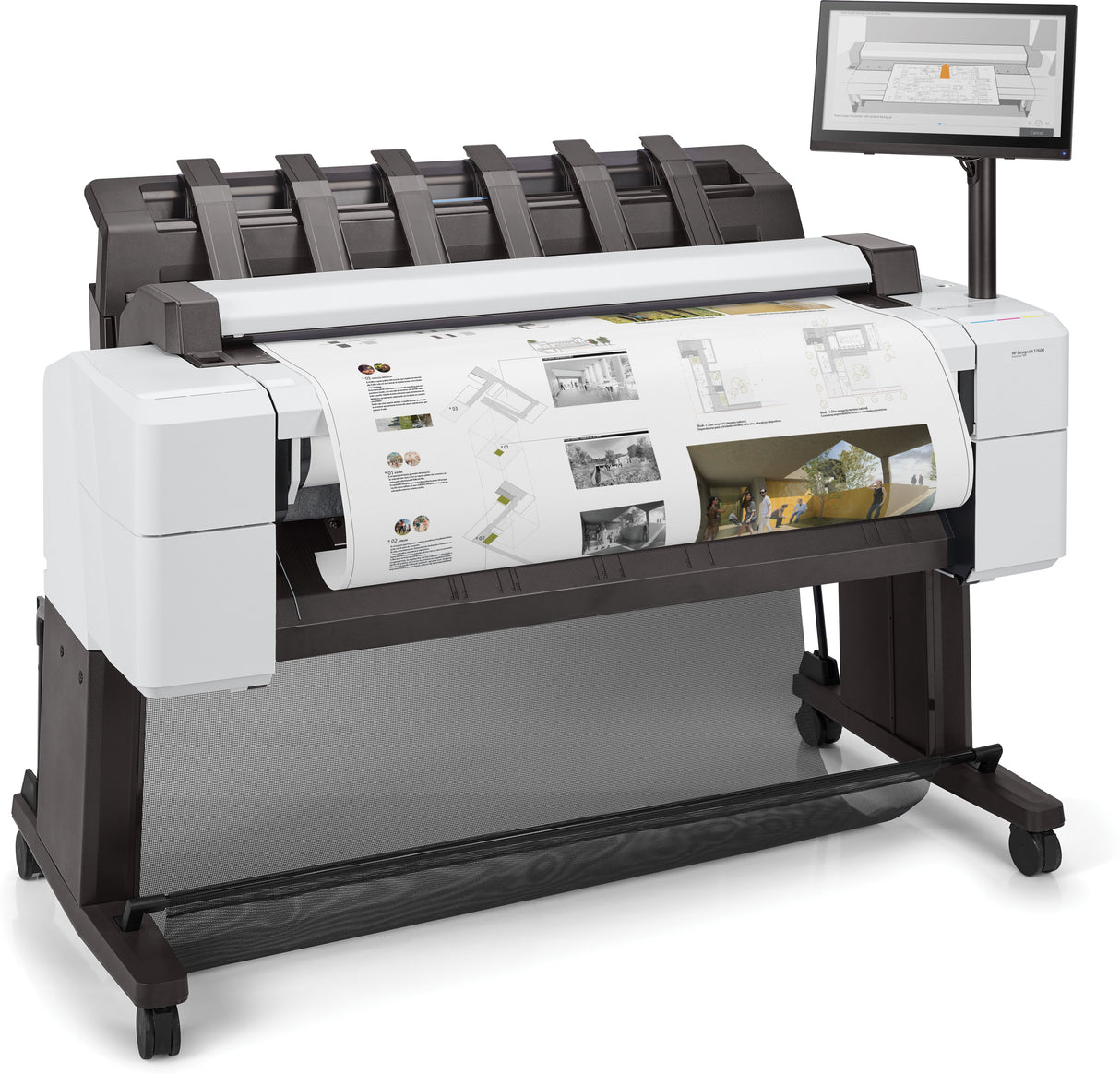EAN 0193808346248 - HP Designjet T2600 36-in PostScript Multifunction Printer impresora de gran formato Inyección de tinta té imagen 4