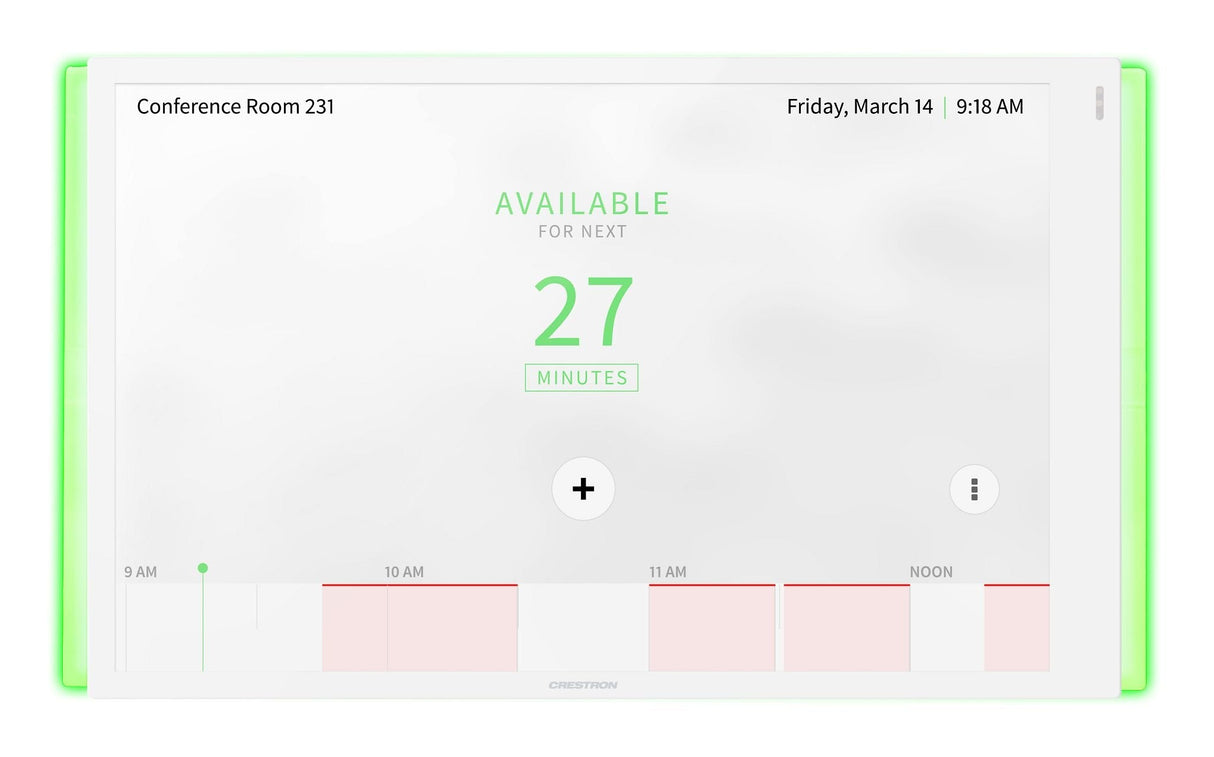 Crestron Room Scheduling Touch Screen Tss-1070-W-S-Lb Kit Administrador De Salas Inalámbrico Cableado Bluetooth 802.11a/B/G/N/Ac 2.4 Ghz 5 Ghz 10/100 Ethernet Smooth White
