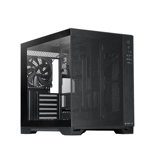 EAN 0753263078704 - Chieftec mATX Gehäuse GM-30B-M-OP, black Cubo Negro imagen 1