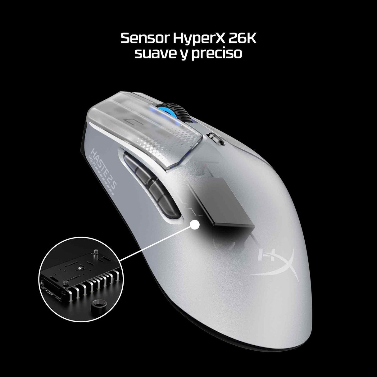 EAN 197961217414 - HyperX Pulsefire Haste 2 S Wireless Navy Gaming Mouse ratón Juego Ambidextro RF Wireless + Bluetooth + USB imagen 5