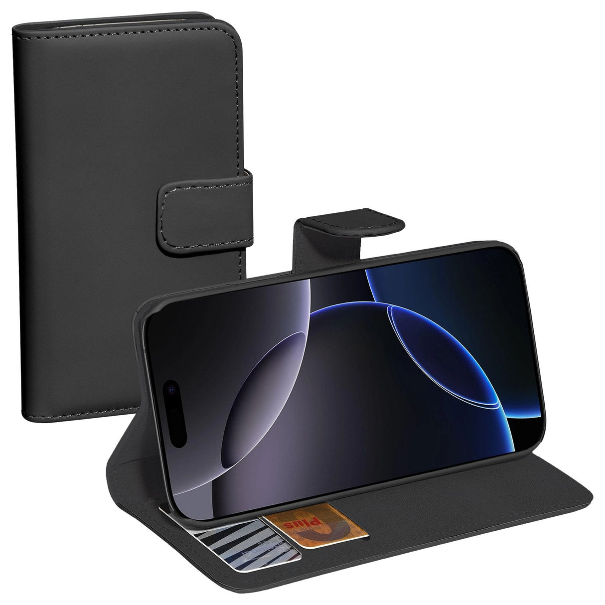 Pedea Book Cover Classic Fr Apple Iphone 16 Pro Negro