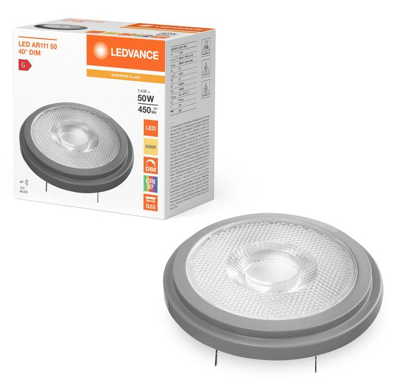 EAN 4099854048845 - Osram LED AR111 DIM S lámpara LED Blanco cálido 2700 K 7,4 W G53 G imagen 5