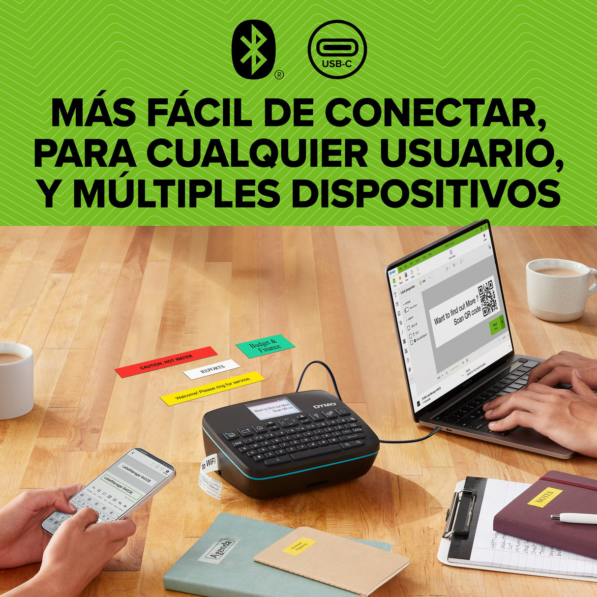 EAN 0071701063762 - DYMO LabelManager LabelWriter 640CB Portable & Rechargeable Label Maker with Dual Connectivity - 2197370 imagen 7