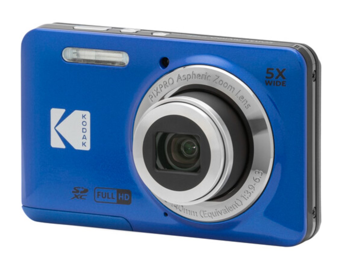 Cámara Digital Kodak Pixpro Fz55 16mp Zoom Óptico 5x Azul