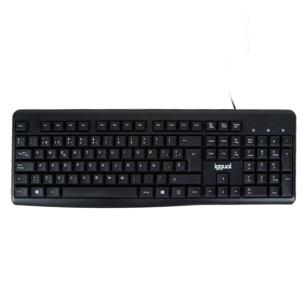 Iggual Teclado Estándar Ck-Basic2-105t Negro