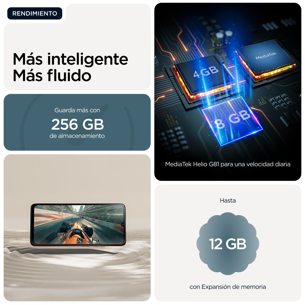 EAN 0840493605302 - Motorola moto g06 power 17,5 cm (6.88") SIM doble Android 15 4G USB Tipo C 4 GB 256 GB 7000 mAh Azul imagen 15