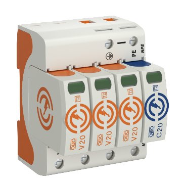 Obo V20-3+Npe-280 Surgecontroller V20 Dreipolig M.Npe 280v 5095253