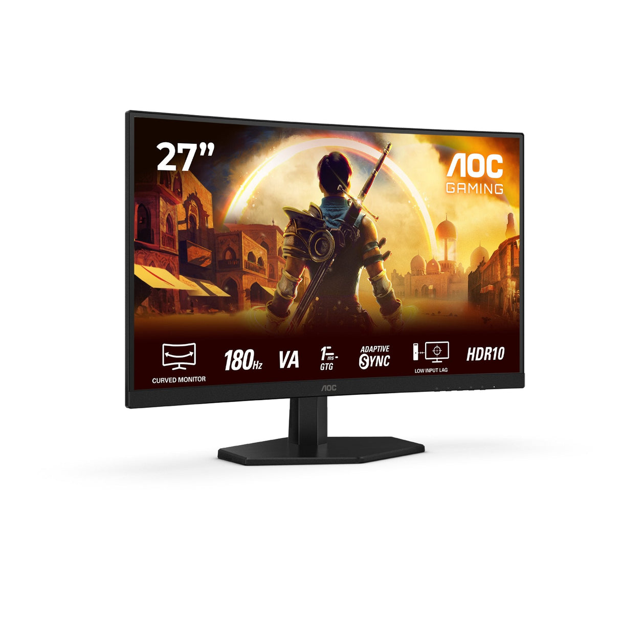 Monitor Aoc Gaming C27g42e 27", 1920x1080 1ms 300cd M², Hdmi, Displayport, Headphone Out