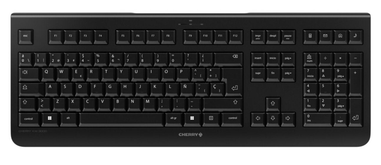 EAN 4025112109850 - CHERRY KW 3000 teclado Universal RF inalámbrico QWERTY Español Negro imagen 1
