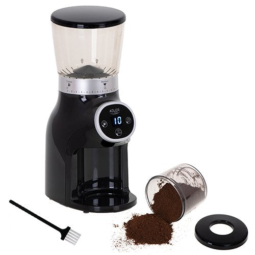 Adler Coffee Grinder Ad 4450 Burr 300 W, 300 G Negro