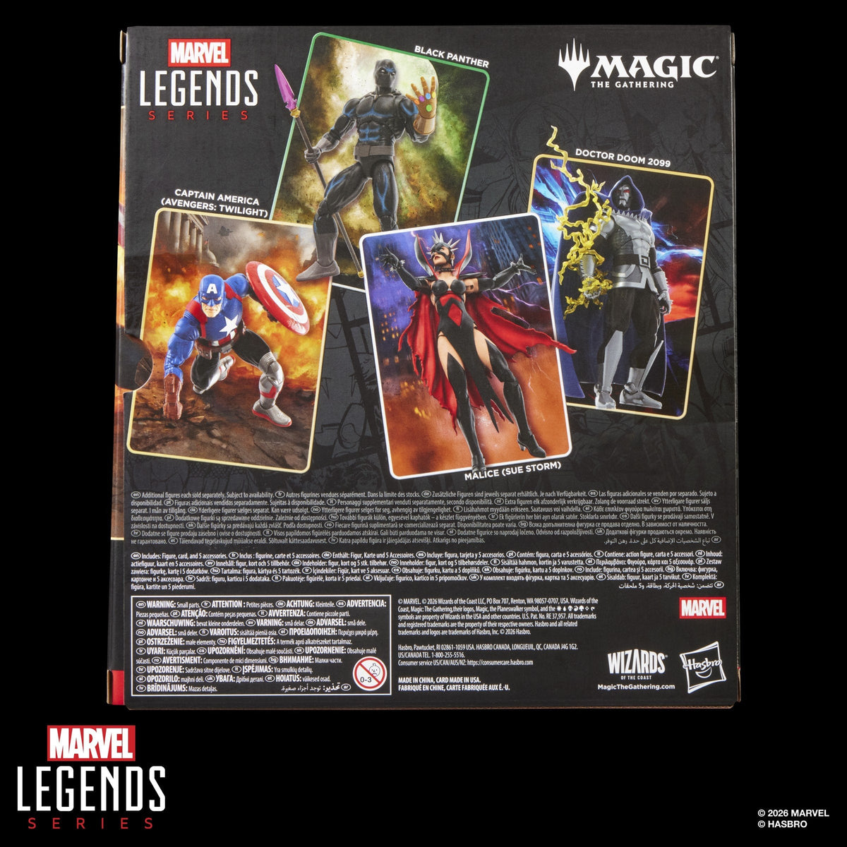 Figura Hasbro Marvel Legends Series X Magic: The Gathering Capitan America