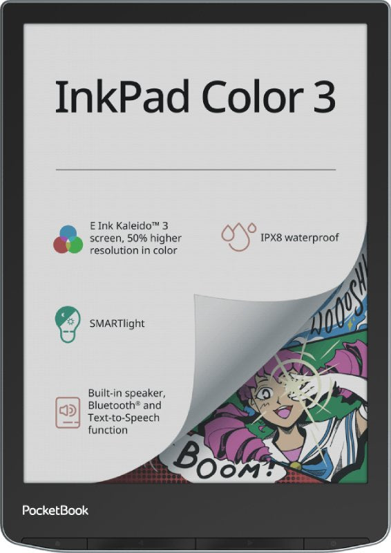 EAN 7640152093937 - PocketBook InkPad Color 3 lectore de e-book Pantalla táctil 32 GB Wifi Negro, Gris imagen 1