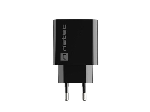 Cargador Usb Natec Ribera 18w Usb-A Negro