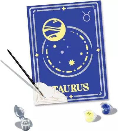 Ravensburger Creart - Signo Del Zodíaco Tauro, Pintura 23734