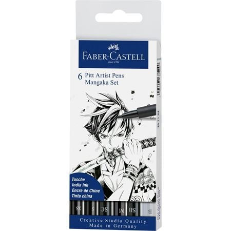 Pluma Faber-Castell 167124 Negro 6 Pieza(S)