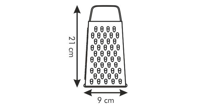 EAN 8595028429497 - Tescoma 643740 cortador de verduras en espiral o rallador manual Caja ralladora Acero inoxidable imagen 2