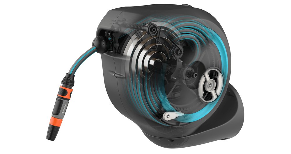Portamangueras Automatico Rollup 15mts 18600-20 Gardena