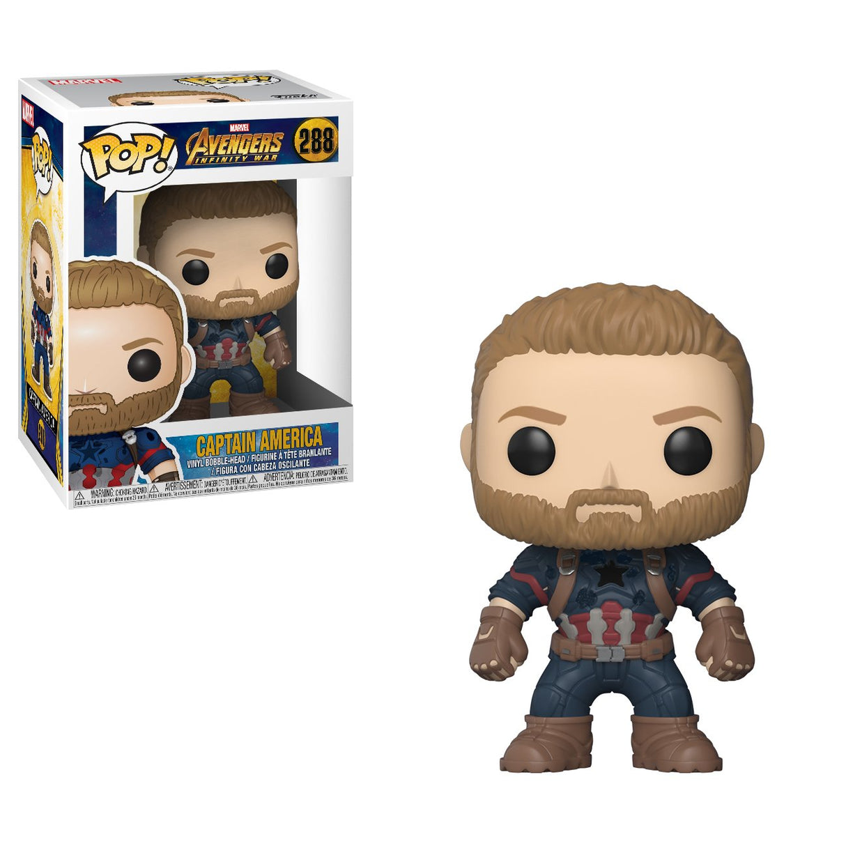 Funko Pop Vinyl: Avengers Infinity War - Captain America