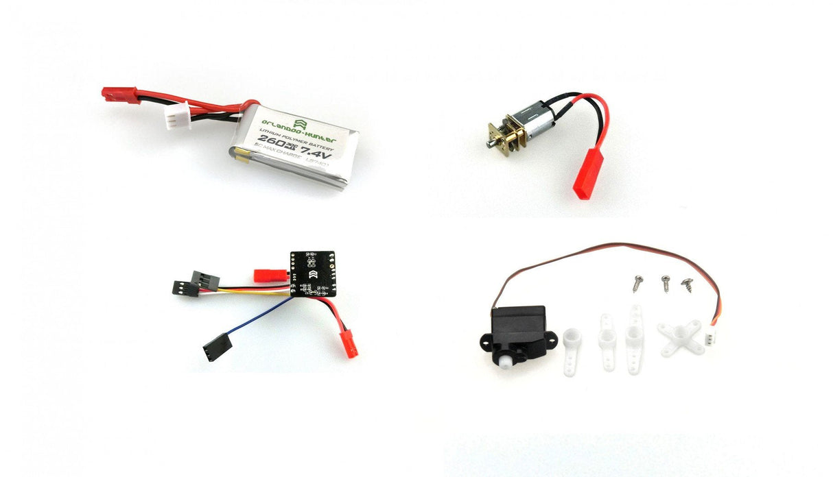 Amewi Rc Auto Pickup Scaler Bausatz Li-Po Akku 260mah/14+