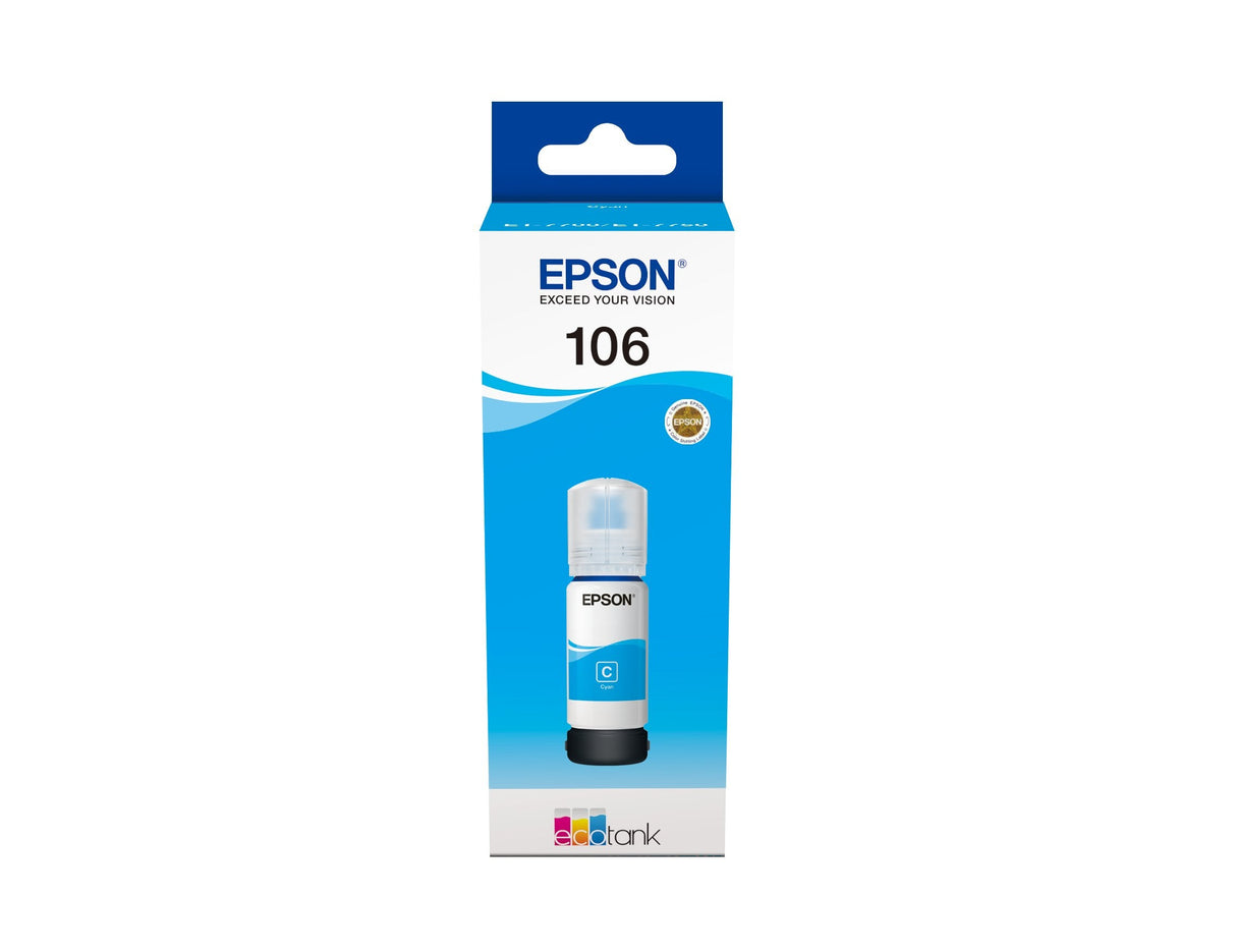 Epson 106 Ecotank Cyan Ink Bottle Et-7700 / Et-7750