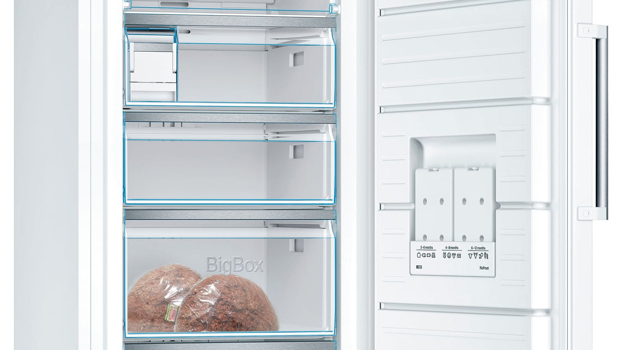 EAN 4242005186853 - Bosch Serie 6 GSN51AWDV congelador Congelador vertical Independiente 290 L Blanco imagen 4