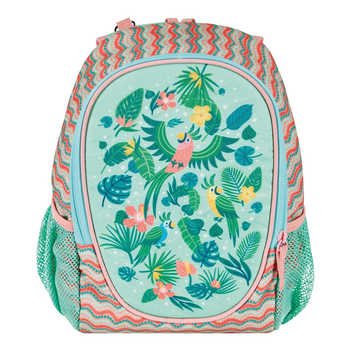 Herlitz Rookie Sweet Jungle Mochila Escolar Verde, Durazno Poliéster