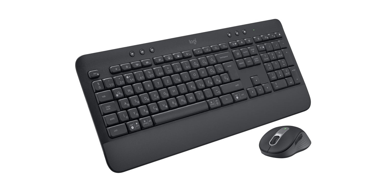 Logitech Signature Mk650 Combo For Business Juego De Teclado Y Ratón Inalámbrico Bluetooth Le Qwertz Húngaro Grafito