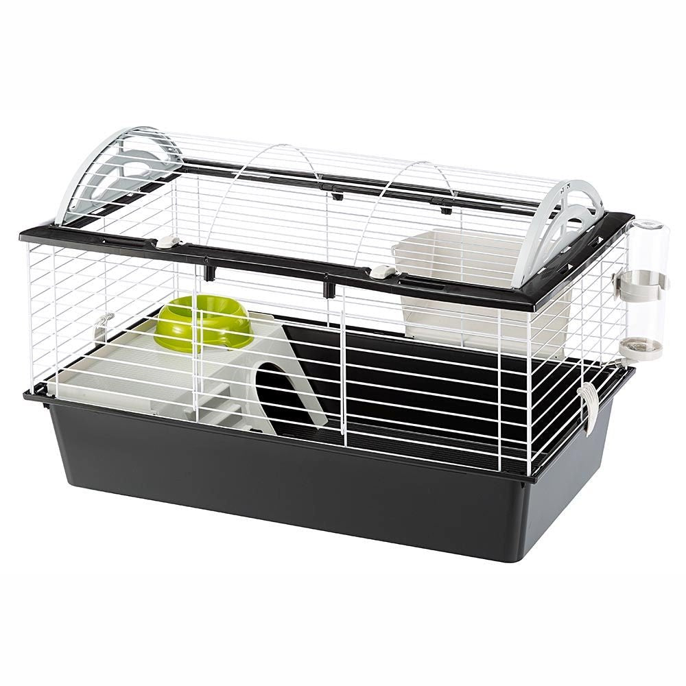 EAN 8010690206363 - Ferplast Casita 80 Cobaya Negro, Blanco imagen 1