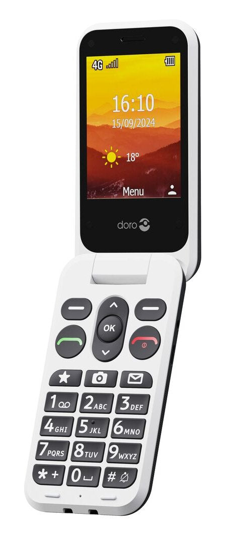 EAN 7322460087432 - Doro Leva L20 7,11 cm (2.8") 132 g Negro, Blanco Característica del teléfono imagen 1