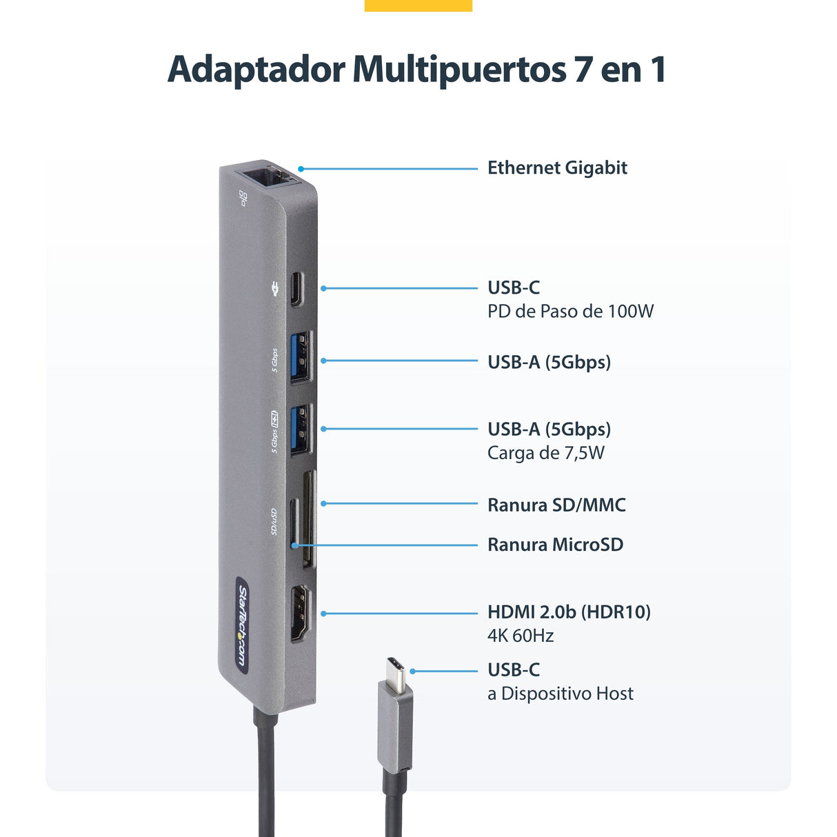 EAN 0065030891790 - StarTech.com DKT30CHSDPD1 base para portátil y replicador de puertos Alámbrico USB 3.2 Gen 1 (3.1 Gen 1) imagen 7