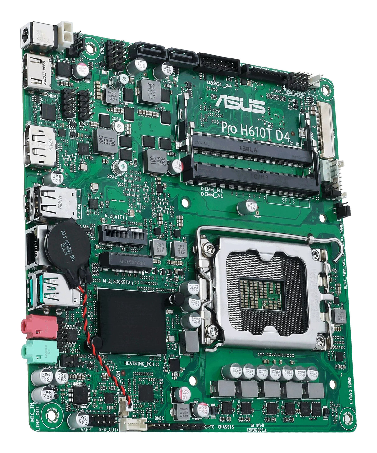 EAN 4711081679851 - ASUS Pro H610T D4-CSM Intel H610 LGA 1700 mini ITX imagen 4