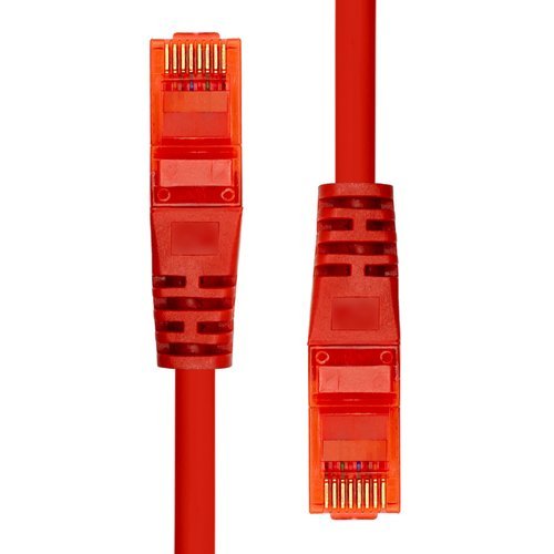 Cat6 U/Utp Cca Pvc Ethernet Cable Red 1m