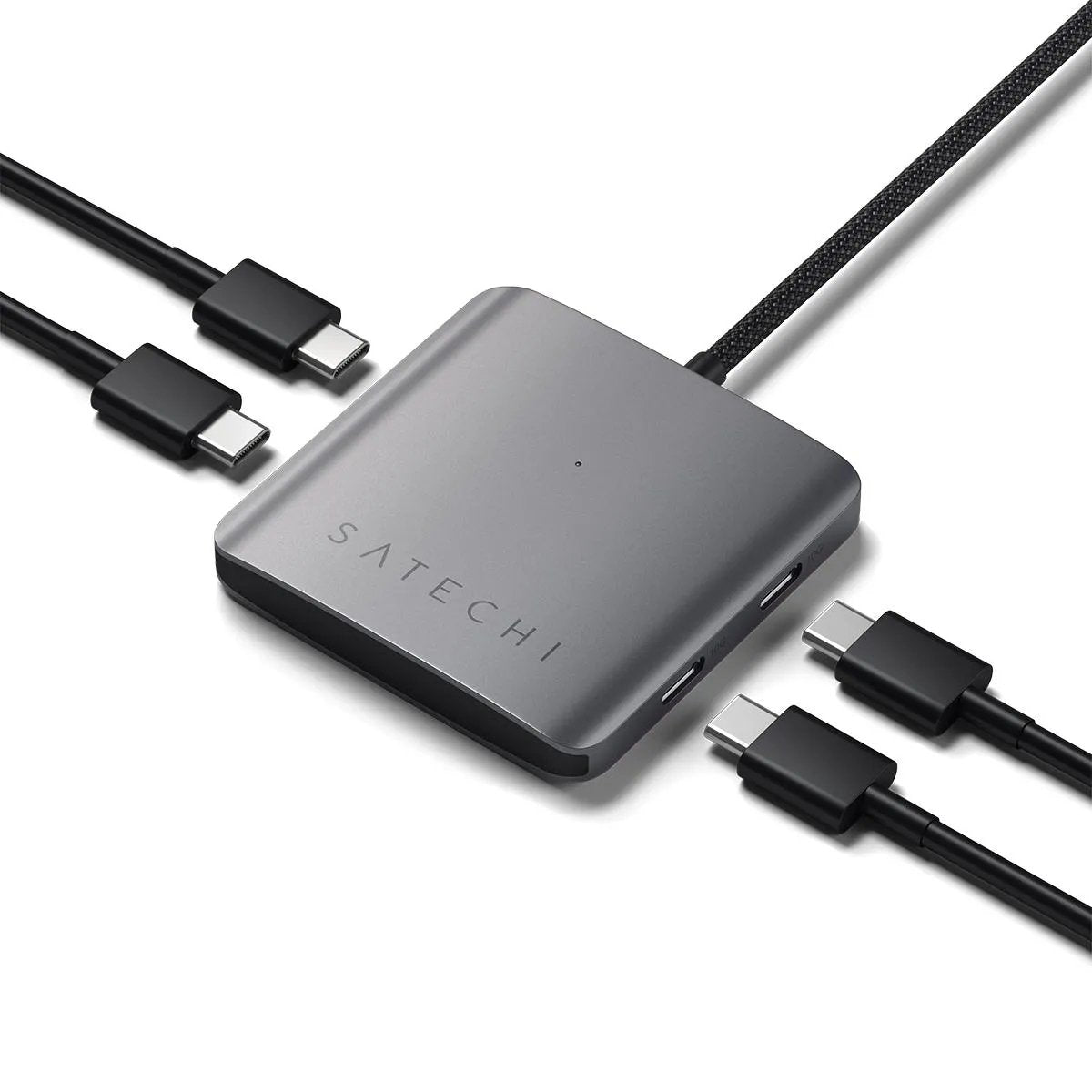EAN 810086361328 - Satechi ST-H4CPDM hub de interfaz USB Tipo C 10000 Mbit/s Gris imagen 5