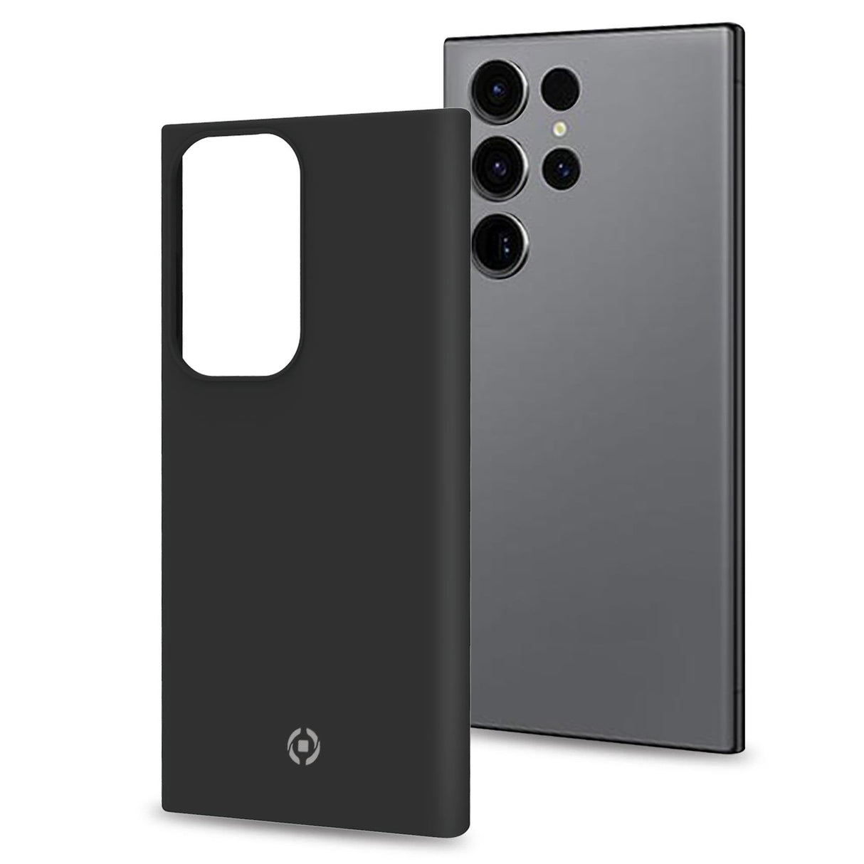 Celly Cromo Funda Para Galaxy S23 Ultra 5g (6.8") Negro