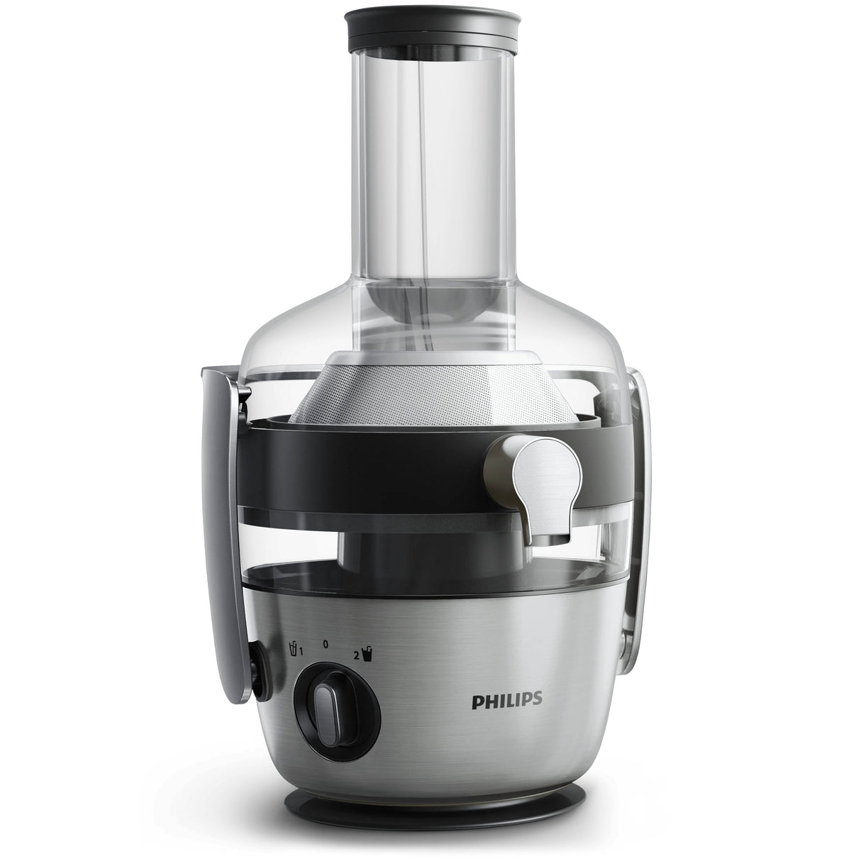 EAN 8710103777366 - Philips Avance Collection HR1921/20 exprimidor 1100 W Negro, Plata, Transparente imagen 1