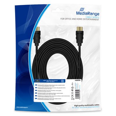 EAN 4260459615859 - MediaRange MRCS212 cable HDMI 10 m HDMI tipo A (Estándar) Negro imagen 1