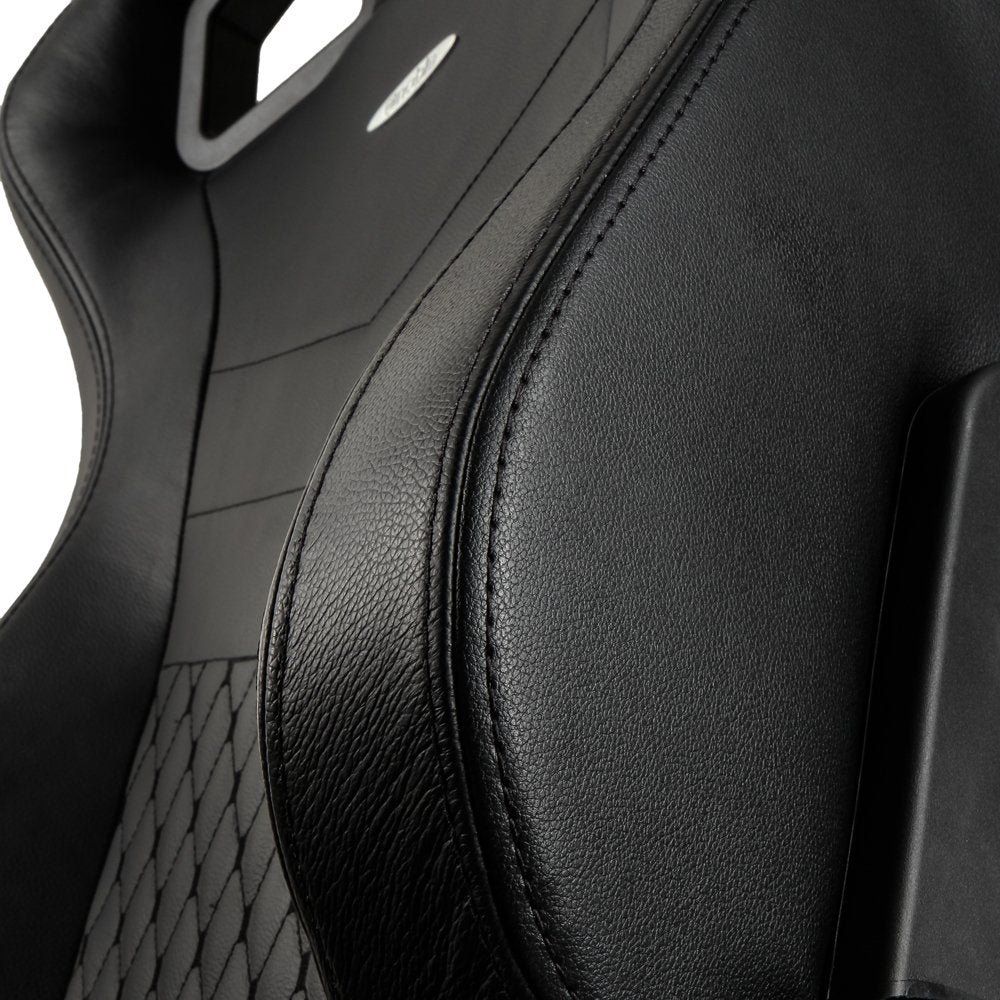 Noblechairs Epic Echtleder Gaming Silla - Negro