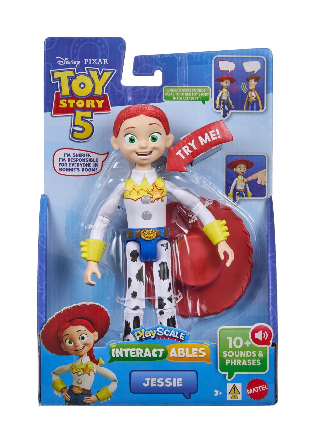 Figura Parlanchina Jessie Toy Story 5 Disney Pixar 23cm Español