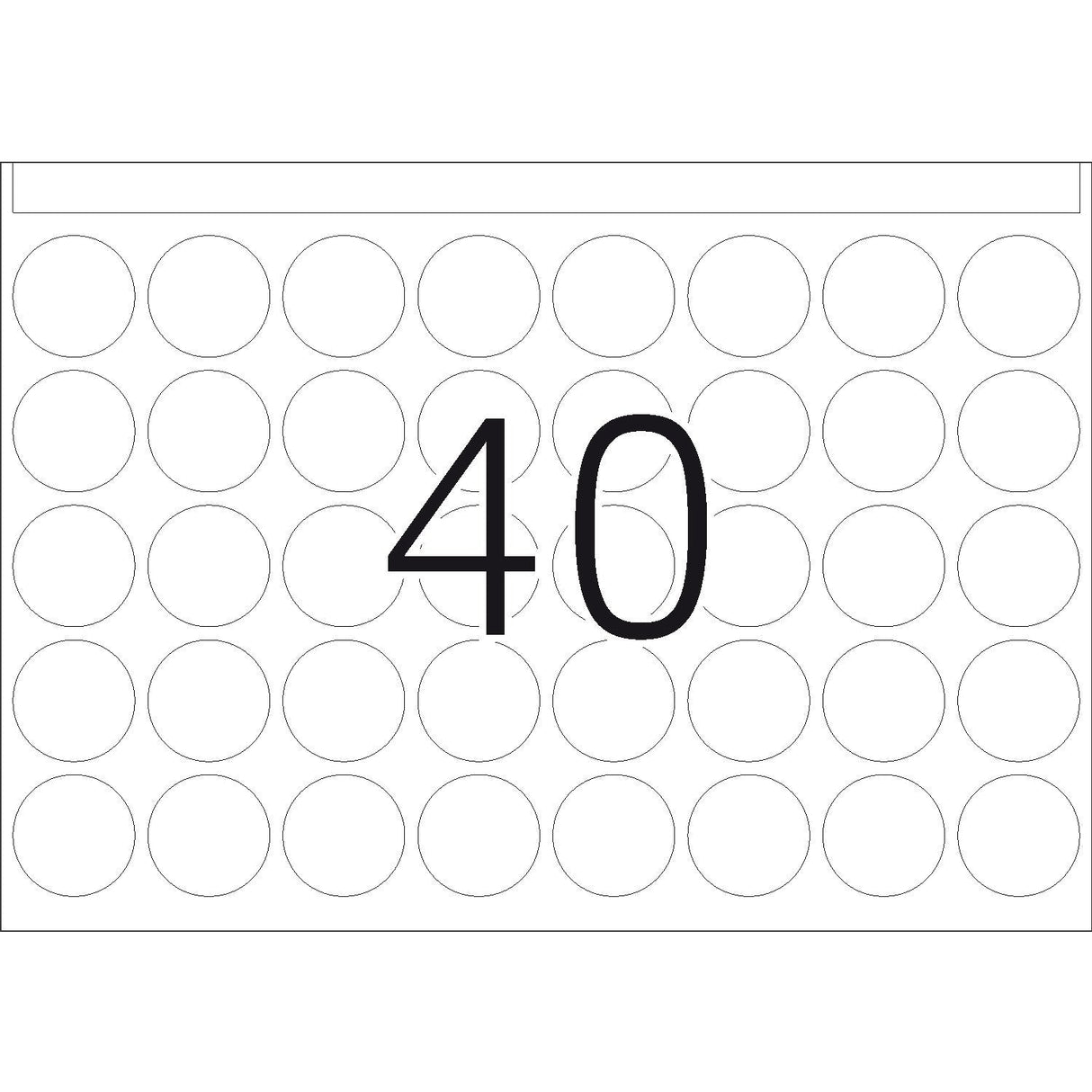 Etiqueta Herma. - Impresora. Dp1 Papel Amarillo 19 Mm 10000 Uds.