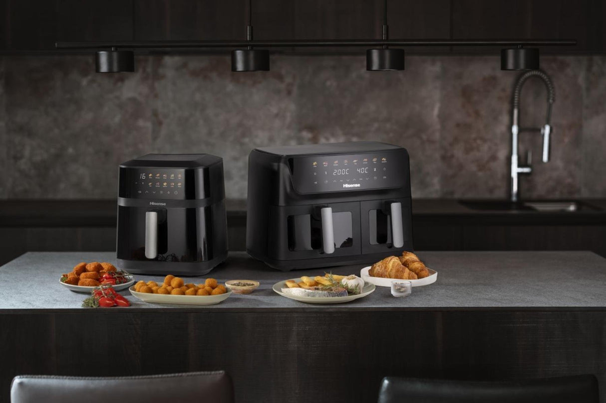 EAN 3838783014481 - Hisense HAF2700DCD Doble 11 L Independiente 2700 W Freidora de aire caliente Negro imagen 10